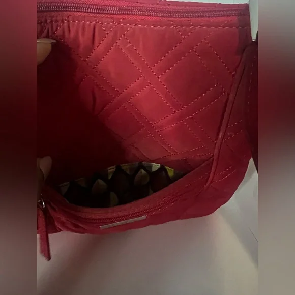 Vera Bradley Quilted Red Crossbody - Picture 3 of 9